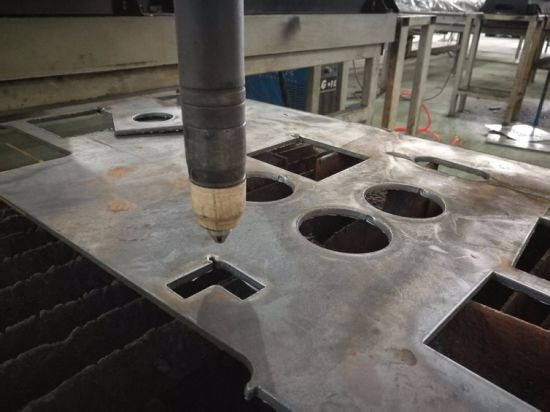 CNC Plasma a Fflam Steel Sheet Metal Alwminiwm Plate Cutting Machine